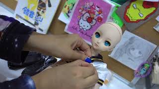 Unboxing Dollfie Dream Kagamine Len wJaysama [upl. by Annoyk727]