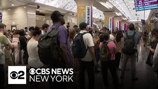 Delays linger for NJ Transit Amtrak after Secaucus brush fire [upl. by Fontana]