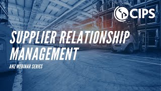 7 Tips for Successful Supplier Relationship Management  CIPS [upl. by Hunsinger]