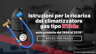 Come riparare autonomamente laria condizionata dellauto con R134a [upl. by Geri]