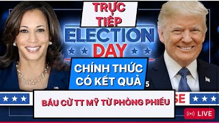 TRỰC TIẾP  CHÍNH THỨC CÓ KẾT QUẢ BẦU CỬ TT MỸ TỪ PHÒNG PHIẾU… [upl. by Enileme]