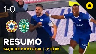 Resumo Varzim SC 10 Sporting  Taça de Portugal  SPORT TV [upl. by Ripley]