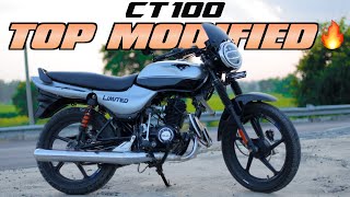 Top No1 Modified Bajaj CT 100 Bike [upl. by Scheck521]