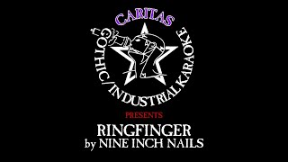 Nine Inch Nails  Ringfinger Karaoke w lyrics  Caritas [upl. by Amairam]