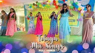 College Papa Dance Performed by School Girls Telugumixsongs TeluguMix collegepapadance [upl. by Gundry]