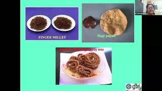 Millets value added technologies developed by CFTRI Mysore by Dr Usha D [upl. by Ecinahc]