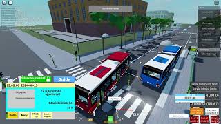 Kör buss från Frihamnen till Karolinska sjukhuset i Roblox [upl. by Booze]