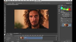 Video Editing Tutorial  Using Photoshop to edit video and add type [upl. by Ened]