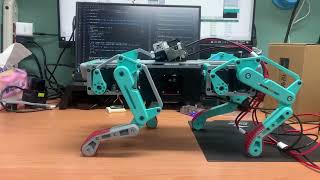 Quadruped Robot DogMATLAB simulate Inverse kinematic Trot step [upl. by Croydon500]