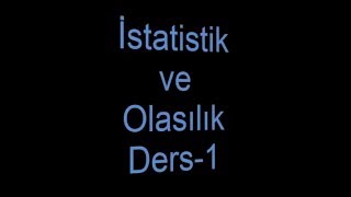 İstatistik ve Olasılık DersiÖzel AnatımÇeyreklerVaryansStandart Sapma [upl. by Ael]