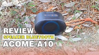 Review Speaker Bluetooth ACOME A10 [upl. by Baxter895]