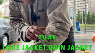 【TILAK】VENTILE cottonを採用したLOKE JACKETの防水性【LOKE JACKET】 [upl. by Illib]