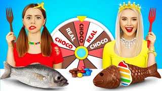 Expensive Chocolate vs Cheap Real Food Challenge  Rich vs Poor Chocolate Desserts by RATATA BOOM [upl. by Beck838]