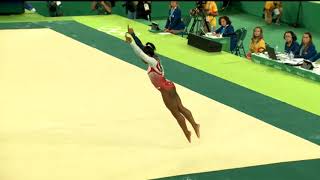 Simone Biles USA Floor Team Finals 2016 Rio Olympic Games [upl. by Aineles545]