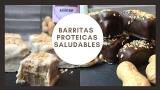 BARRITAS PROTEICAS SALUDABLES ✅✅✅ [upl. by Sakul]