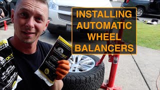 Installing Automatic Wheel Balancers [upl. by Ekyt]