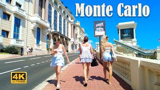 4K Walk  Monte Carlo  City Walks  4K UHD Walking Tour [upl. by Carmela]