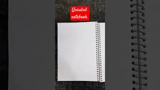 unruled notebook for you by paperwell  premium plus unruled spiral notebook shortvideo [upl. by Lainahtan908]