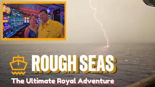 Day 3 amp 4 on Independence Of The Seas Storm at sea [upl. by Nahtal]