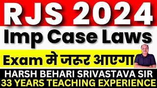 RJS Exam 2024  Important Case laws  Exam मे जरूर आएगा  Rajasthan Judiciary  Pariksha Refresher [upl. by Murray850]