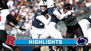 Rutgers at Penn State  Highlights  Big Ten Football  Nov 18 2023 [upl. by Aseen970]