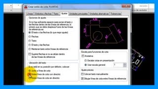 Autocad  Configurar cotas en Autocad Crear estilo de cota personalizado Tutorial en español HD [upl. by Annej24]