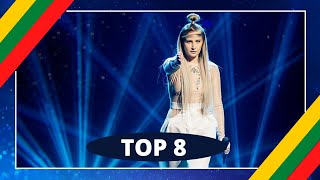 TOP 8  PABANDOM IŠ NAUJO 2022  FINAL  EUROVISION 2022  LITHUANIA [upl. by Johanna]