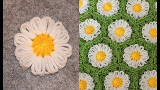 Springtime  Daisy  Blanket  Loom Flower  Bloom Loom  Part 1 of 2 [upl. by Karame]