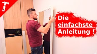 Spiegel aufhängen  Mit der Anleitung geht nichts schief [upl. by Annauqahs]