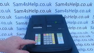 Factory Reset Sam4S ER180U  ER180U  180U  ER180  ER180  ER 180 Cash Registers [upl. by Sair]