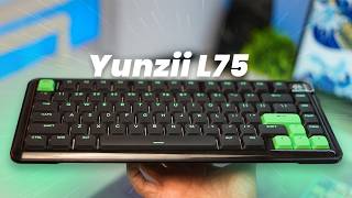 Yunziis First Low Profile Keyboard  L75 Review [upl. by Fanning]