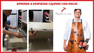 Aprende a despiezar cajones con rieles [upl. by Alpheus43]