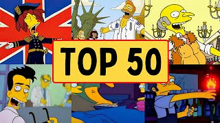 Top 50 Simpsons Songs [upl. by Odrarej]