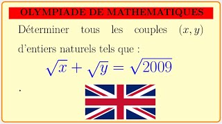 Maths olympiade british britain baccalauréat arithmétique concours terminales college [upl. by Suolhcin278]