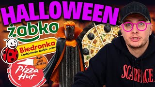 OFERTA JEDZENIA Z ŻABKI BIEDRONKI i PIZZA HUT NA HALLOWEEN  KTO JEST NAJLEPSZY [upl. by Aznarepse968]