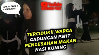 TERCIDUK WARGA GADUNGAN PSHT PENGESAHAN MAKAN NASI KUNING [upl. by Areht]