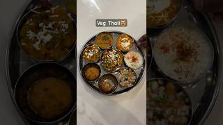 Veg Thali😻  Indian Street Food shorts [upl. by Serena]