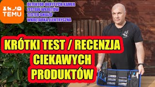 Temu Unboxing i testrecenzja produktów w rzeczywistym użytkowaniu [upl. by Wernher]