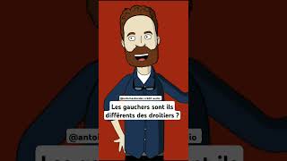 Gaucher vs droitier animation sketch humour animationvideo antoinebordes crédit audio [upl. by Bonnee]