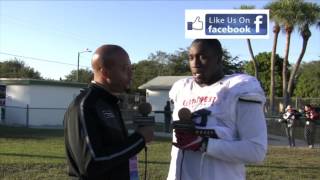 FBGPs 2016 East West Shrine Game Interview Aziz Shittu [upl. by Hadsall624]