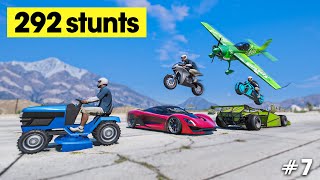 1 Stunt With Every Vehicle In GTA 5 [upl. by Eelana]