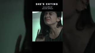 Woman crying 😢🥺😭 sound effect Shorts [upl. by Seitz]