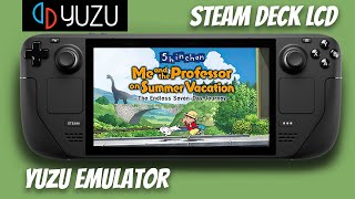 STEAM DECK LCD  Shin Chan Me and the Professor on Summer Vacation  Yuzu Emulator [upl. by Regina]