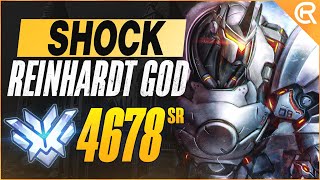 BEST OF SHOCK  RANK1 REINHARDT WARLORD  Overwatch Shock Montage [upl. by Ennairb]