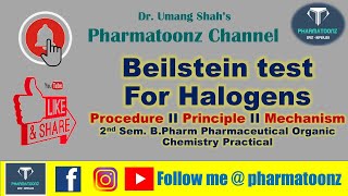 Beilstein test for Halogen II Organic Chemistry Practical [upl. by Carlie68]