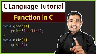 Function in C  C Language Tutorial for Beginners [upl. by Aneej]