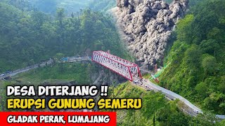 DITERJANG ERUPSI GUNUNG SEMERU  SUASANA DESA LERENG GUNUNG SEMERU  Cerita Desa Semeru Lumajang [upl. by Aytak]