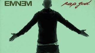 EMINEM NEW SONG quotRAP GODquot LYRICS [upl. by Dnumsed]