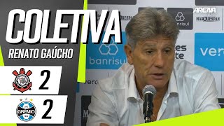 COLETIVA RENATO GAÚCHO  AO VIVO  Corinthians 2 x 2 Grêmio  Brasileirão 2024 [upl. by Dorcus]