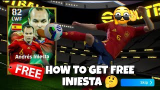 How To Get Free Epic Andres Iniesta in eFootball 2025 Mobile [upl. by Atkinson187]